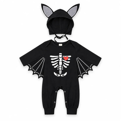 Baby Halloween Bat Romper