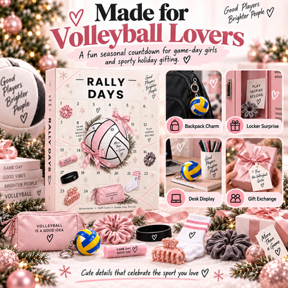 🏐 Rally Days Volleyball Advent Calendar 2026 – 24 Days of Volleyball Surprises