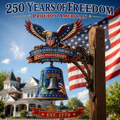 USA 250th Anniversary Patriotic Wall Bell | ✨ 50% OFF