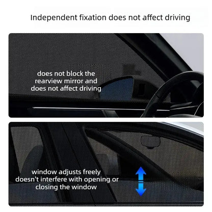 Car anti‑mosquito screen/net, car sunshade curtain, window mosquito net, insect‑proof car curtain, mosquito net for car glass, privacy window mesh