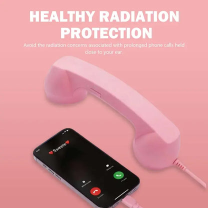 📞Retro telephone handset with Type-C interface