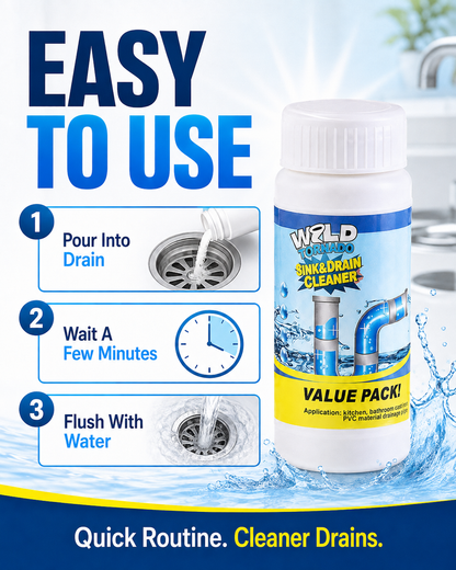 High-Efficiency Odor-Neutralizing Sink & Drain Cleaner