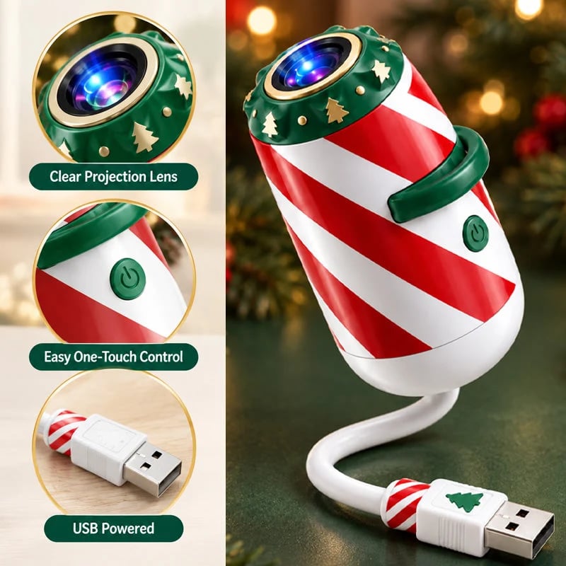 🎄 Merry Ride Christmas Car Projector Light – 5D Festive Projection Effect