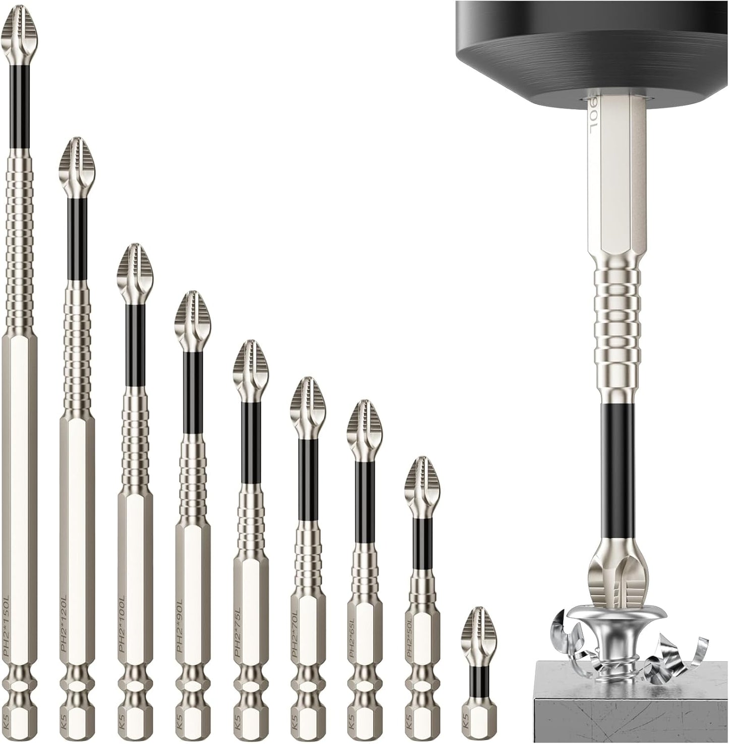 🔥🔨High-Magnetic Screwdriver Drill Bit Set