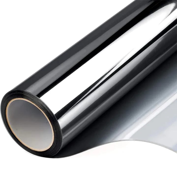 🔥2026 New arrivals - Window Privacy Film, Static Cling Removable Window Tint, Sun and UV Blocker for Glass Doors, Reflective Mirror Privacy Film