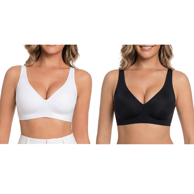🎁Last Day Buy 1 Get 1 Free🔥Super Firming Wire-Free Push Up V-Neck Bra