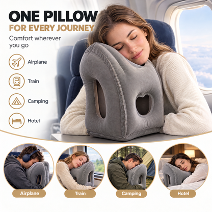 Inflatable Travel Sleep Pillow ✈️