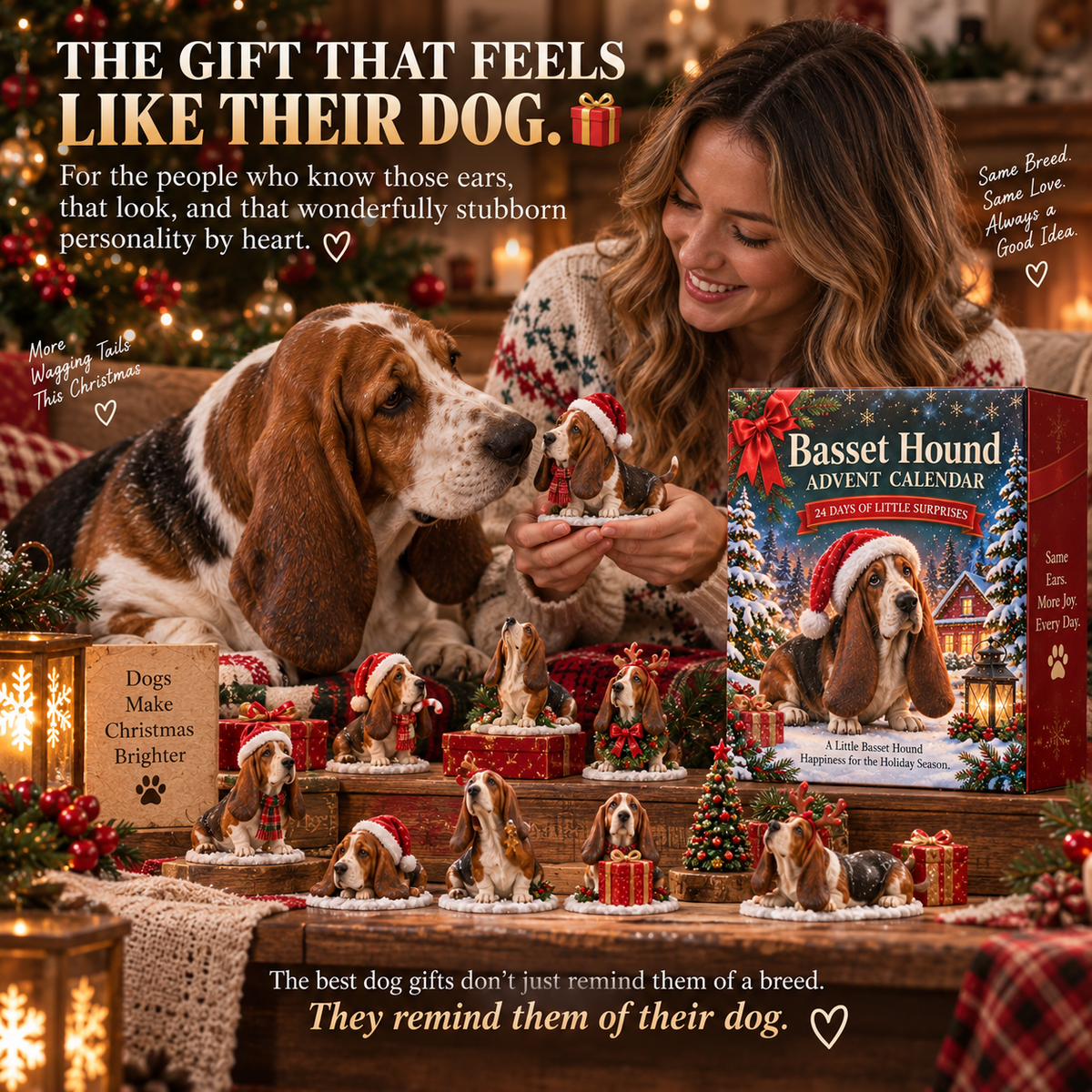 ✨24 Days of Basset Hound Joy — 24 Long-Eared Personalities to Love 🐾🎄