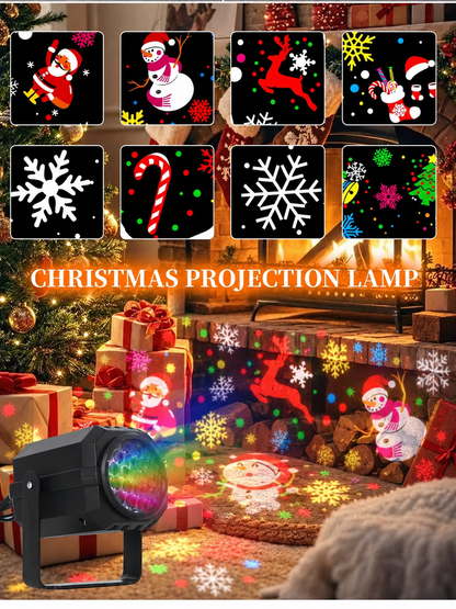 🎄🌟 Magical Christmas LED Projector – 16 Stunning Patterns to Light Up Your Holidays! ✨🎅