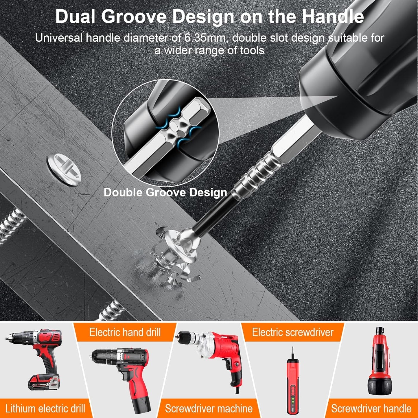 🔥🔨High-Magnetic Screwdriver Drill Bit Set