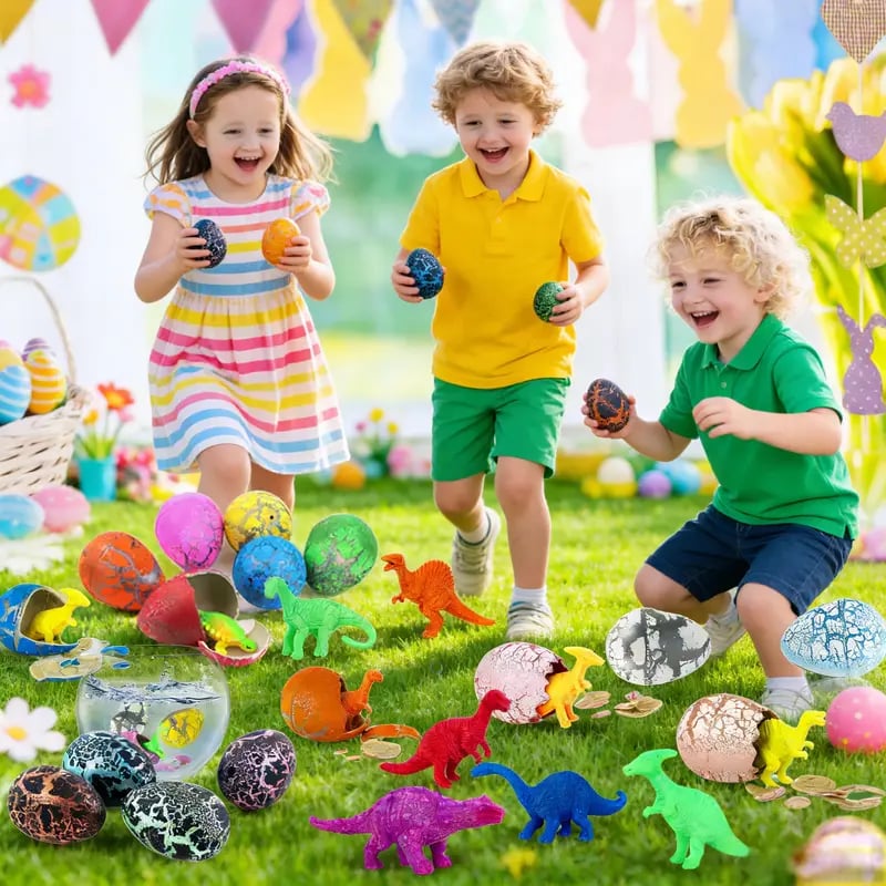 🦖 60 Hatching Dinosaur Eggs | Water-Expanding Dinosaur Surprise Toys