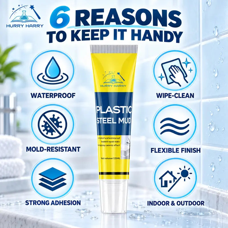 🛠️ Waterproof Plastic Steel Putty – Easy Gap & Crack Sealant