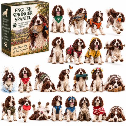 🎀24 Days of English Springer Spaniels – 24 Personalities, One Unforgettable Pack