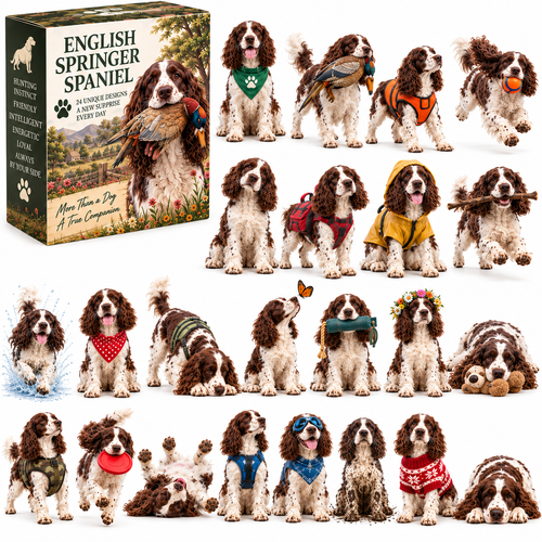 🎀24 Days of English Springer Spaniels – 24 Personalities, One Unforgettable Pack