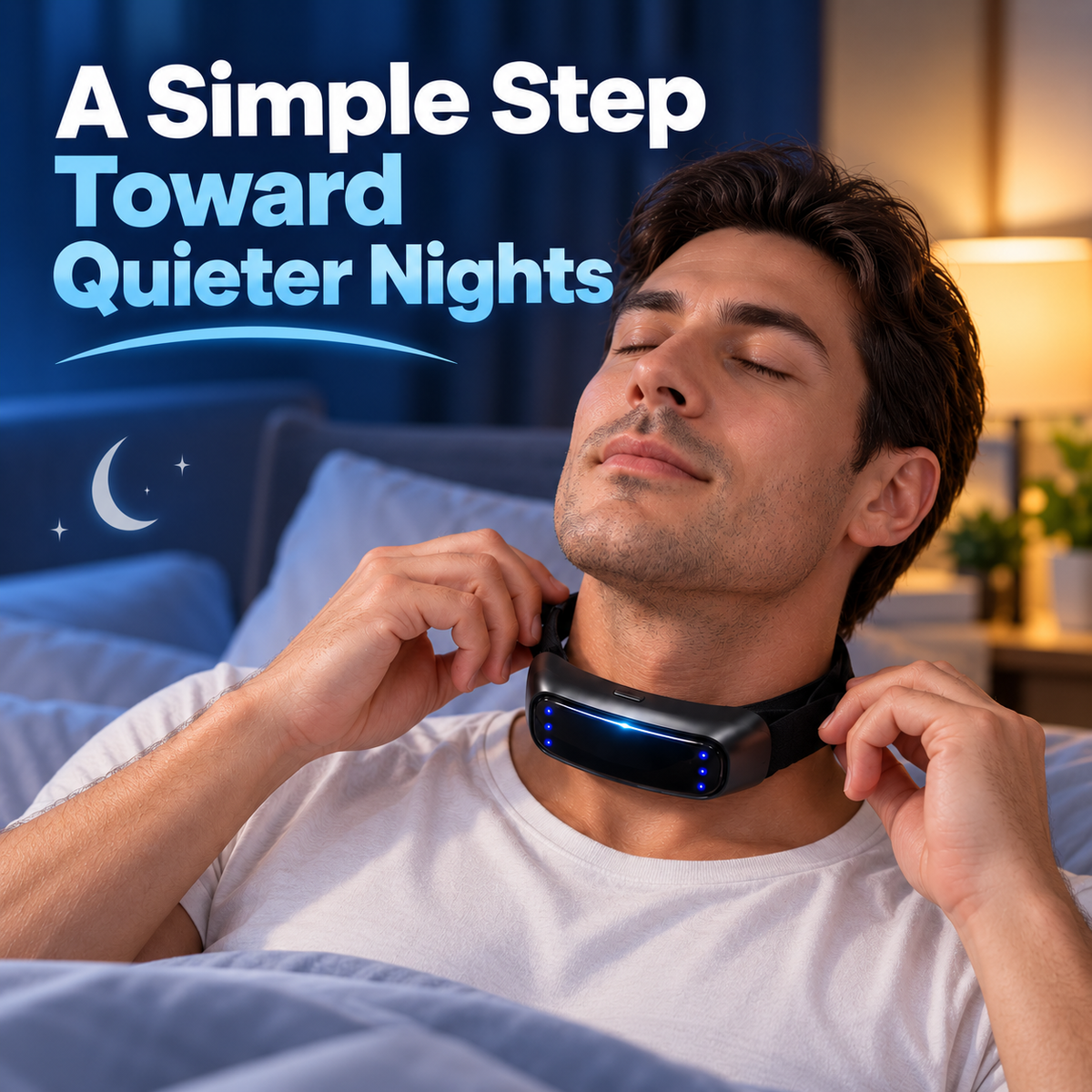 🔥Noomoriey™ Neck Wearable – Simple Bedtime Snoring Support