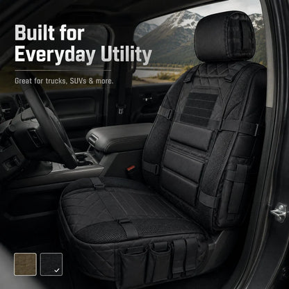 Rugged Truck Seat Cover -Tactical Storage, Seat Protection & All-Day Comfort
