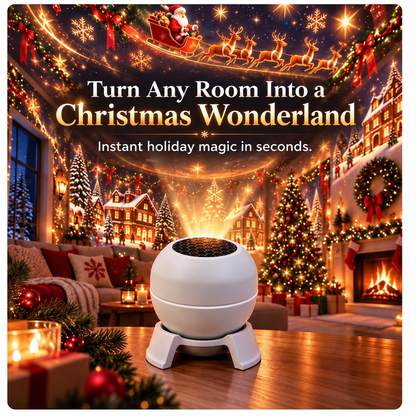 🦌Turn Any Room Into a Christmas Wonderland – Holiday Projection Night Light