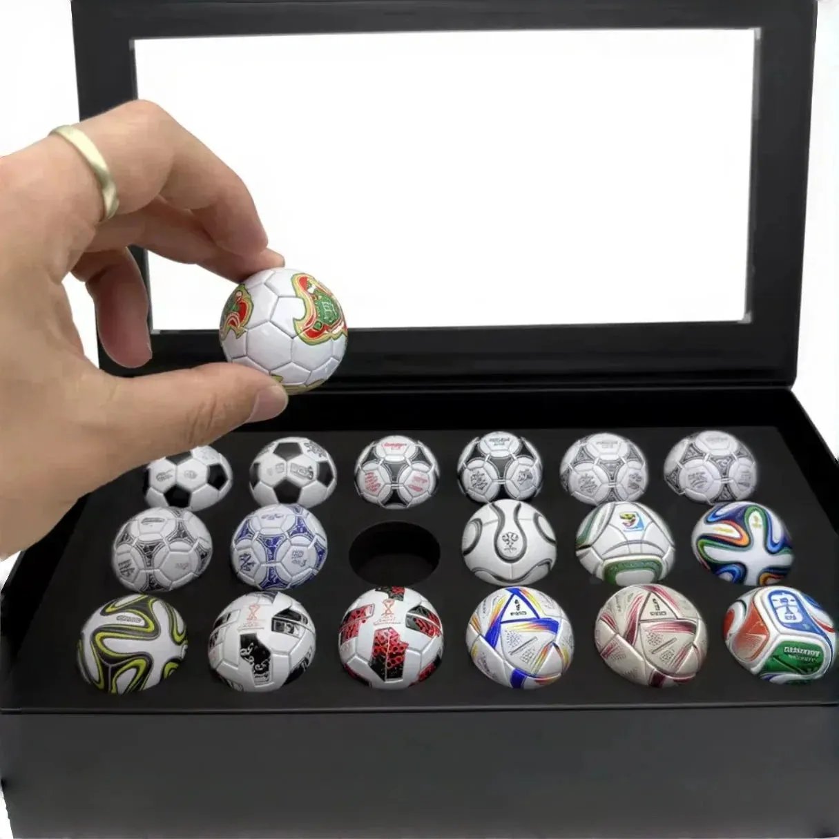 Father's Day Gift ⚽2026 World Cup Sale🔥 Up to 49% OFF! - 🏆 Handcrafted Mini Soccer Ball Collection (1970–2026)