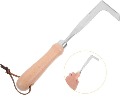 Crack Weeder Crevice Weeding Tool Manual Weeder Beech Handle Lawn Yard Gardening Tool