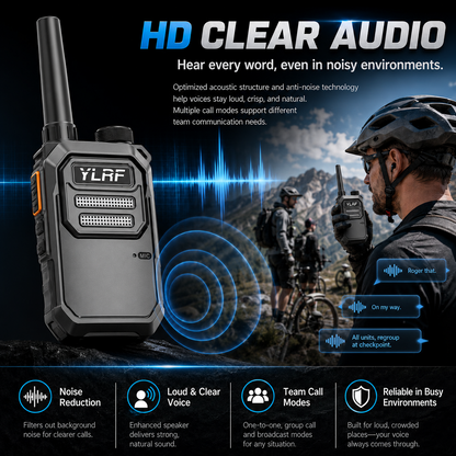 ✨Global Walkie Talkie –Rugged Waterproof Pocket Radio for Hiking & Off-Grid Teams 🌍
