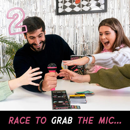 Grab The Mic Karaoke Game for Non-Singers
