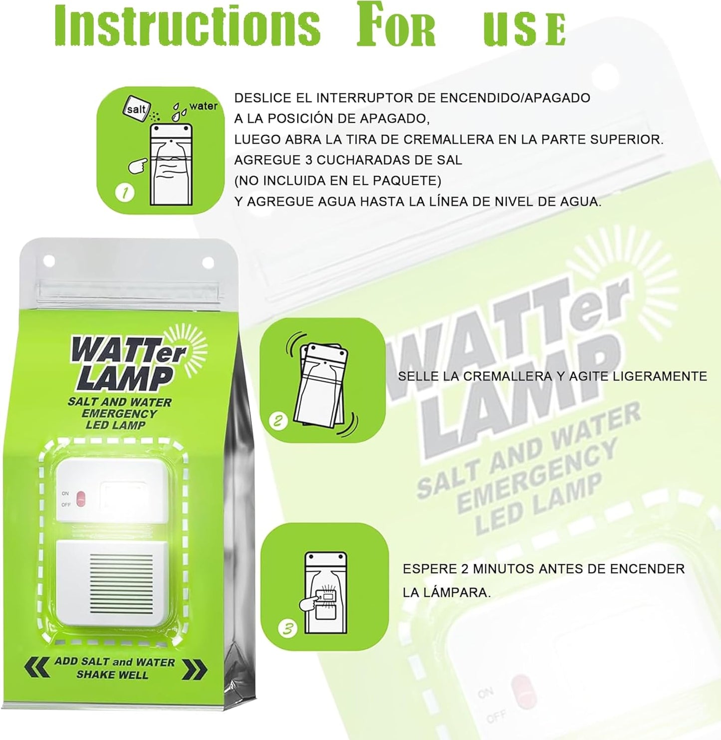 💡 Salt Water Emergency Lamp – No Batteries, No Charging, Just Salt + Water