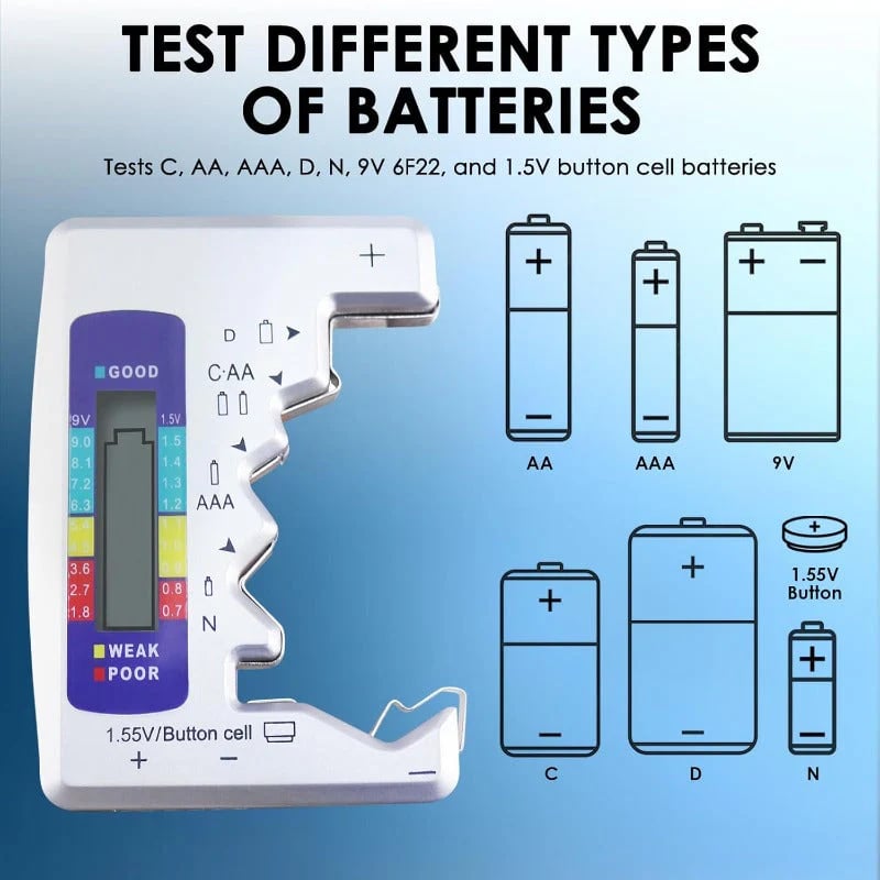 Digital Universal Battery Tester
