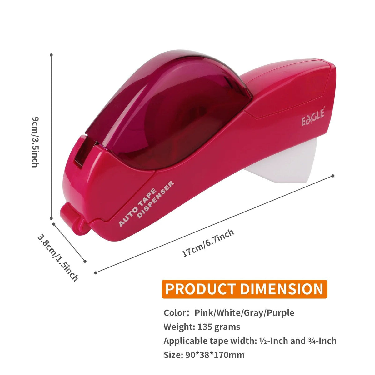 ✂️ One-Hand Tape Dispenser – Stop Reaching for Scissors Every Time