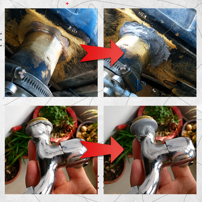 🔧 Heavy-Duty AB Metal Repair Glue – Fill Cracks, Holes & Damaged Metal
