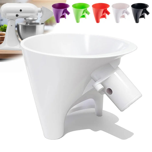 Fathers Day Gifts Flour Funnel for Tilt-Head Stand Mixers, Easy-Pour Flour Funnel for 4.5–5 Qt Bowls, Dishwasher-Safe Baking Accessory for Dry and Wet Ingredients Fathersdaygift