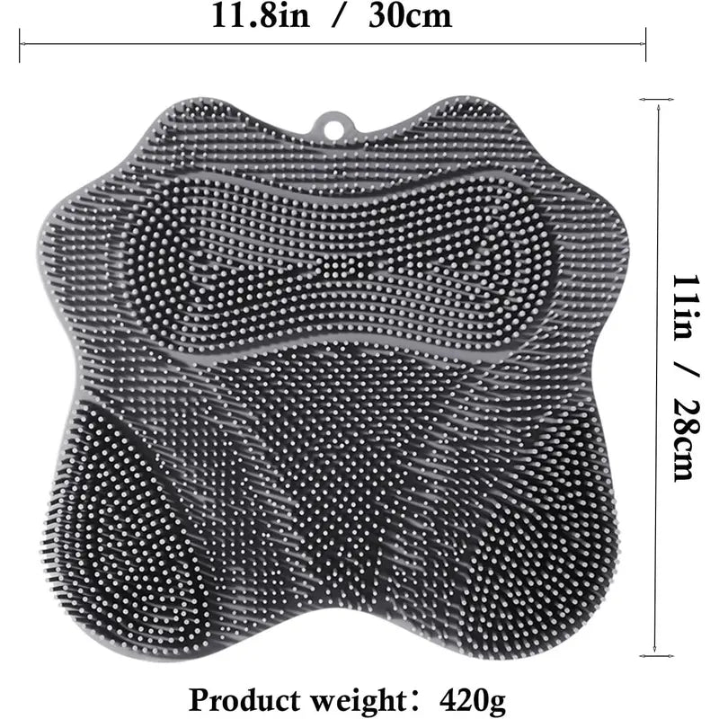 Silicone Shower Foot Scrubber Mat 🚿