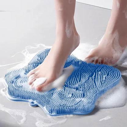 Silicone Shower Foot Scrubber Mat 🚿