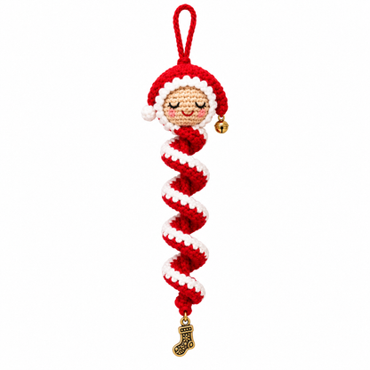 ☃️ DIY Crochet Spiral Snowman Ornament Kit – Make Your Own Christmas Keepsake