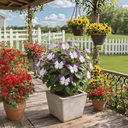 🔥Last Day: BUY 3 GET 1 FREE - 🍃🦋 Butterfly Leaf Hosta Seeds: Add a Touch of Whimsy to Your Garden!(🌿1 pack = 100 Seeds)