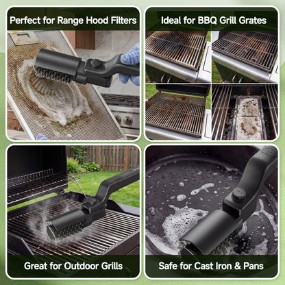 🔥Cordless Electric BBQ Grill Brush with 3-Speed Motor