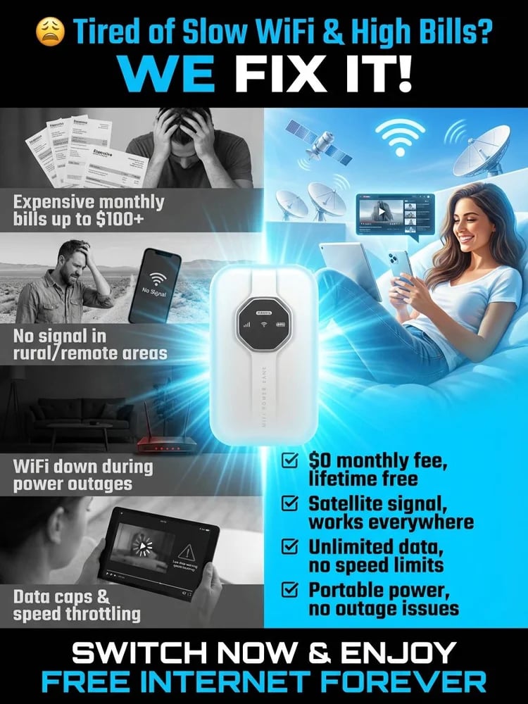 🛜[Global Coverage] Boundless Portable Wi-Fi