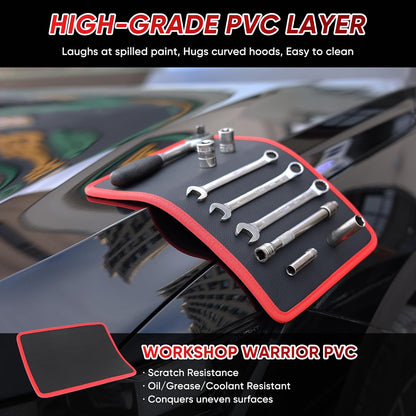 🔥3PC Flexible Magnetic Tool Mat & Tray Holder
