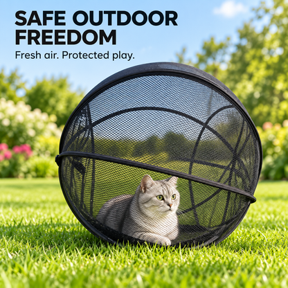 🎉🐱🌿 FreshAir Cat Haven™ – Pop-Up Mesh Playpen🎉
