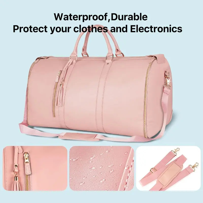 ⚡2-in-1 Convertible Garment Duffle Bag