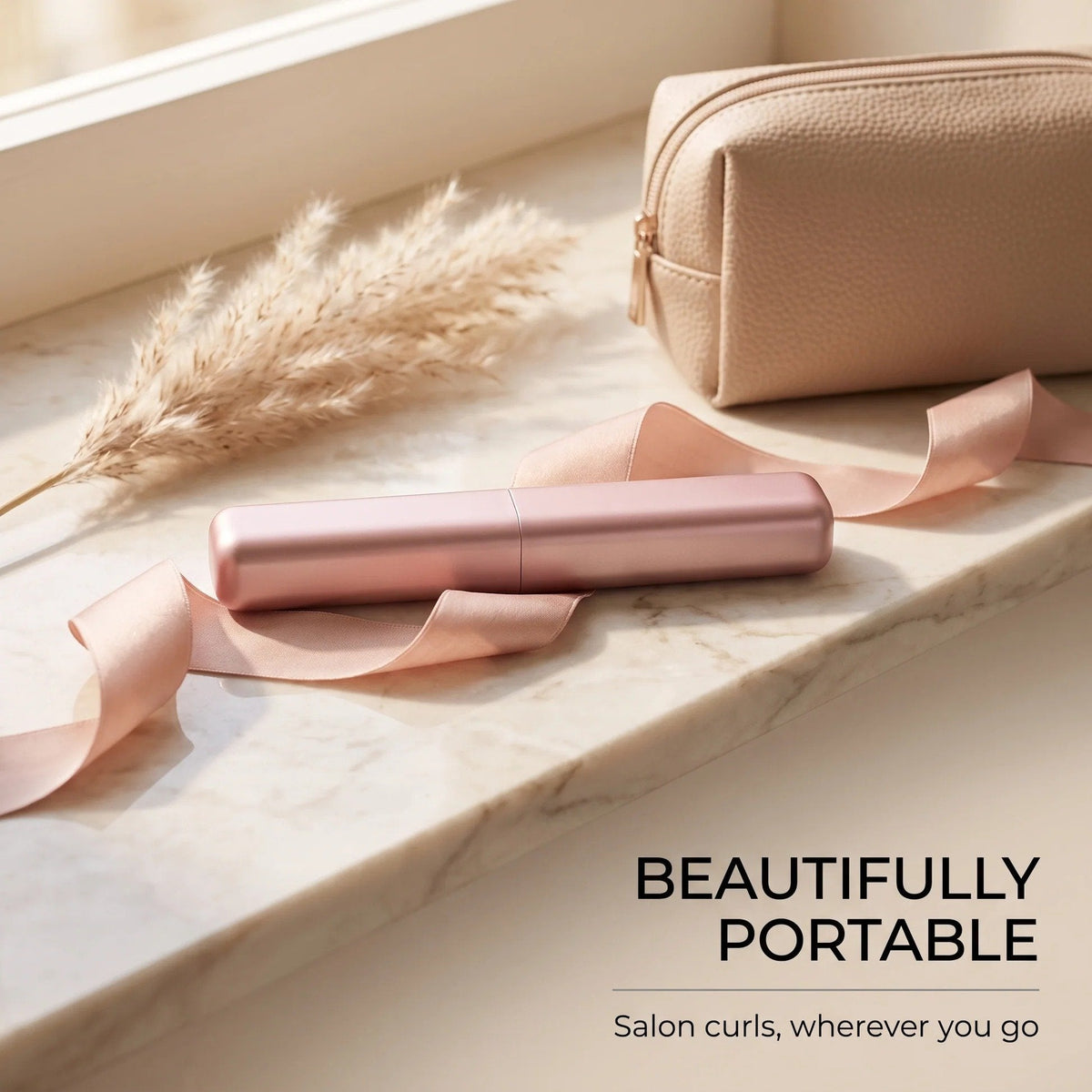 🔥50% OFF🔥Cordless Ceramic Hair Curler – Fits in Any Bag
