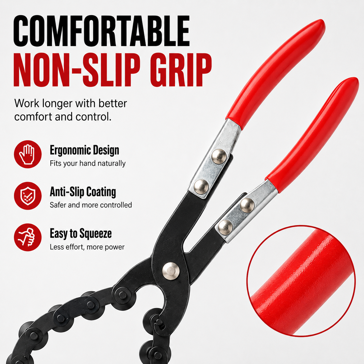 🔥Exhaust Cutter, Cuts 3/4" to 3-1/4" Pipe, Durable Chain Cutter Tool