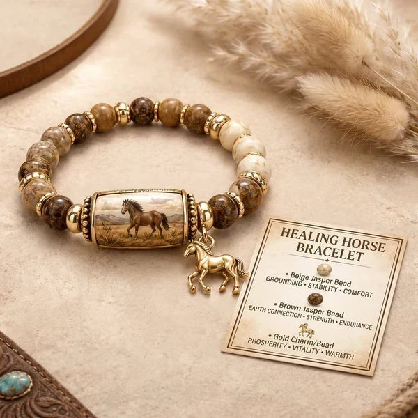 🔥Limited Edition🐎 Western Horse Guardian Crystal Bracelet👍