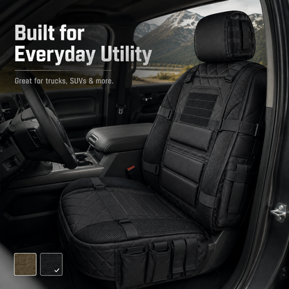 Rugged Truck Seat Cover -Tactical Storage, Seat Protection & All-Day Comfort