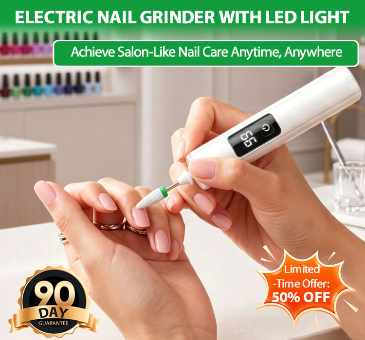 Professional Ultra-Safe LED Electric Nail Grinder