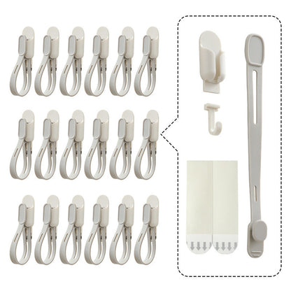 ✨🎄 6ps-Adjustable Christmas Wreath Hanger – Peel, Adjust & Hang Holiday Décor with Ease 🎄✨