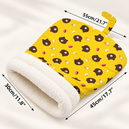 🐱💤 Cozy Cat Sleeping Bag – Ultra-Soft Plush Hideaway Bed for Cats ✨