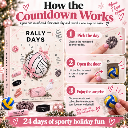 🏐 Rally Days Volleyball Advent Calendar 2026 – 24 Days of Volleyball Surprises
