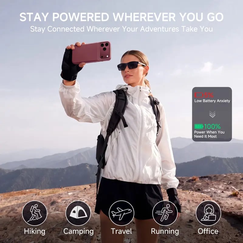 🩷🔋 PinkBird Power Case for iPhone – Slim Battery Case & Portable Power Bank Kit ⚡