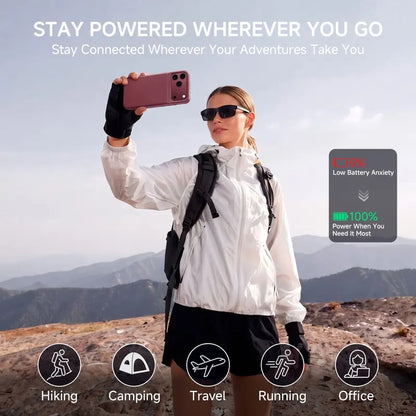 🩷🔋 PinkBird Power Case for iPhone – Slim Battery Case & Portable Power Bank Kit ⚡