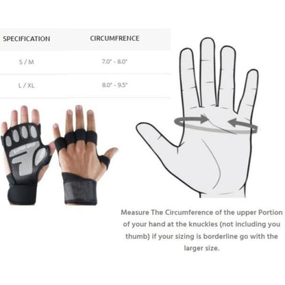 New Ventilated Weight Lifting Workout Gloves
